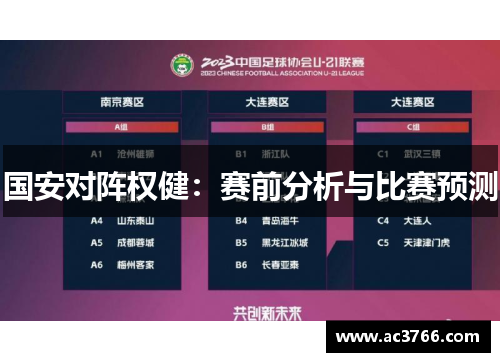 国安对阵权健：赛前分析与比赛预测